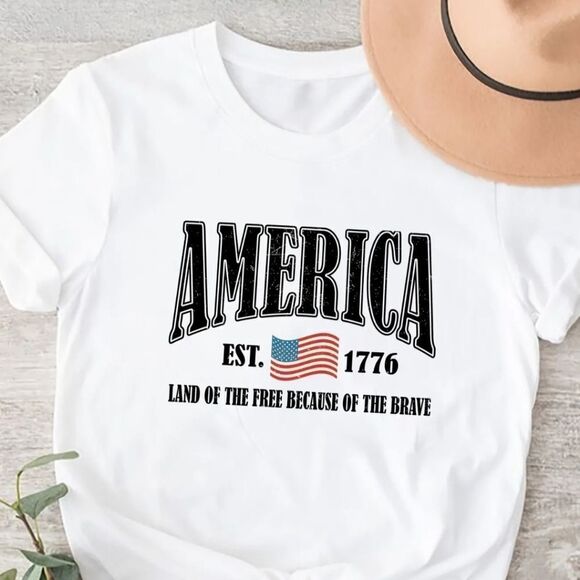 America flag T-Shirt - Picture 3 of 5